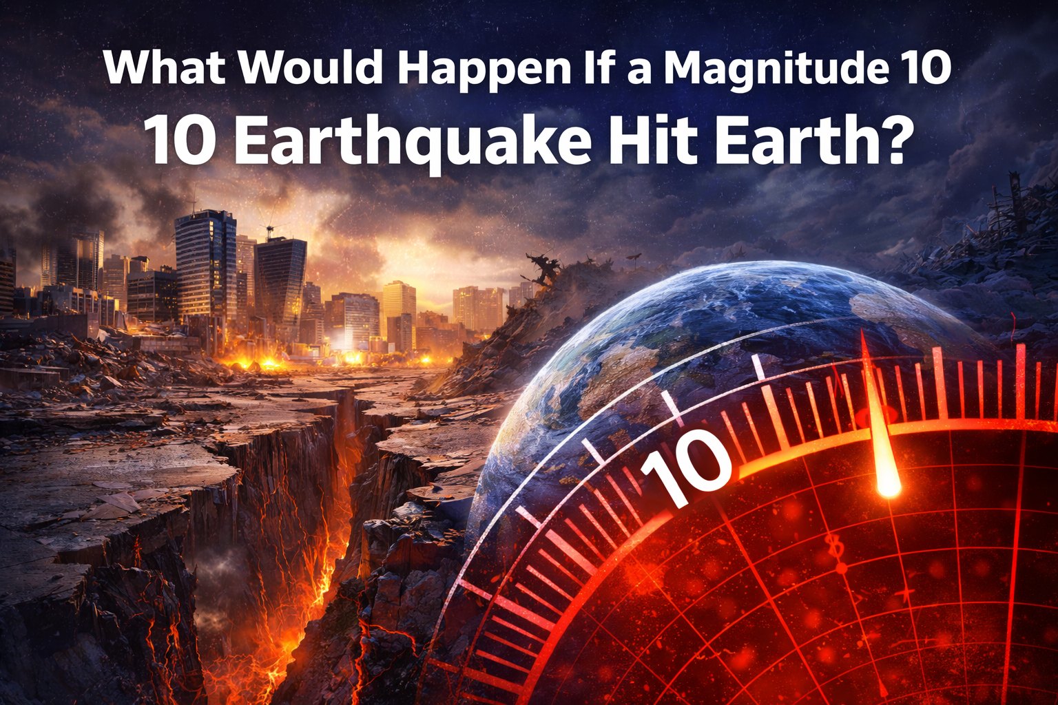 What if a Magnitude 10 Earthquake Hits Earth?